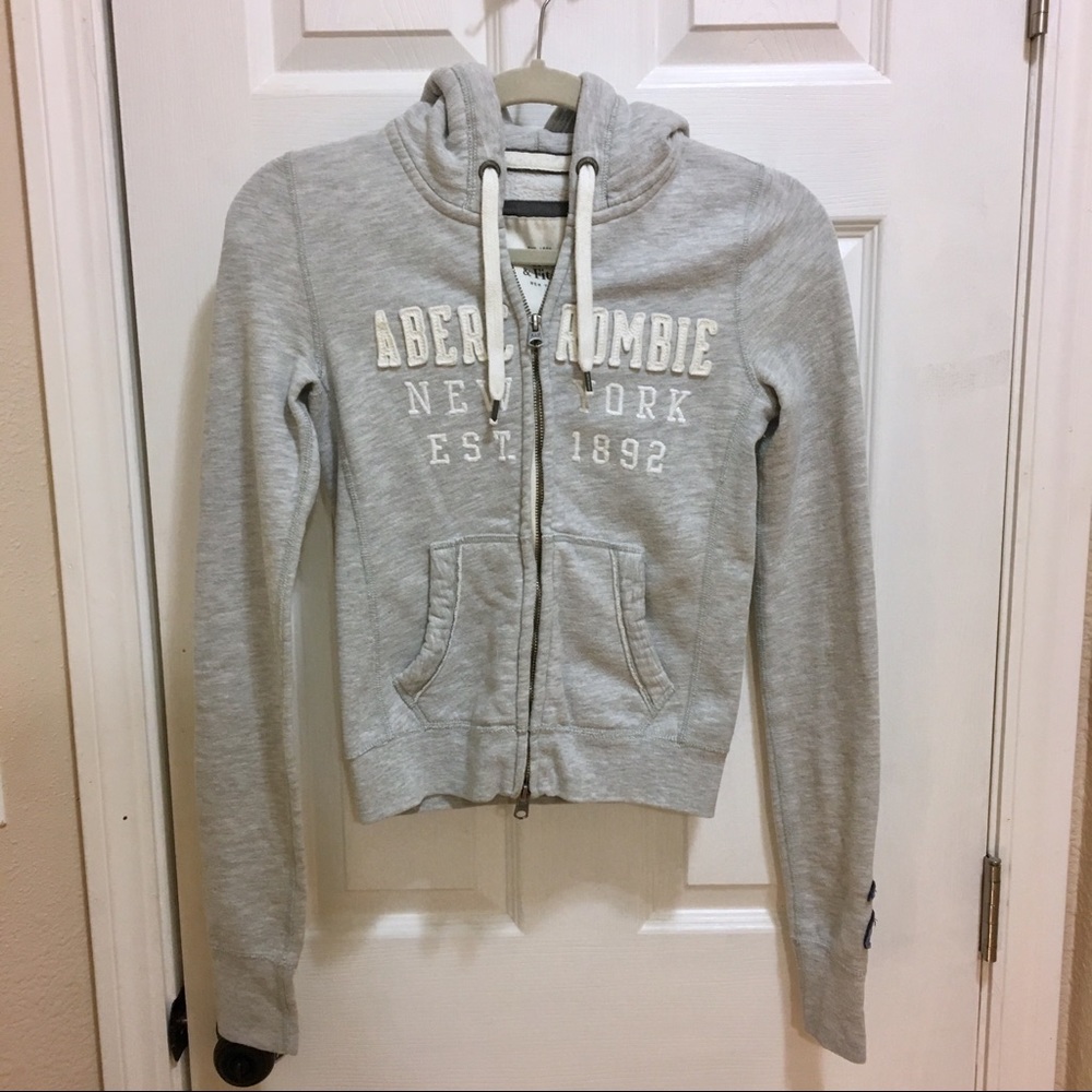 Abercrombie & Fitch Hoodie - Heather Gray